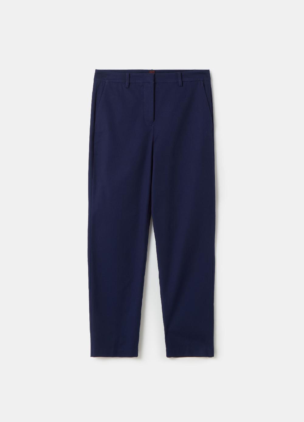 Stefanel Pantalone crop a sigaretta in twill stretch Affare Del Giorno