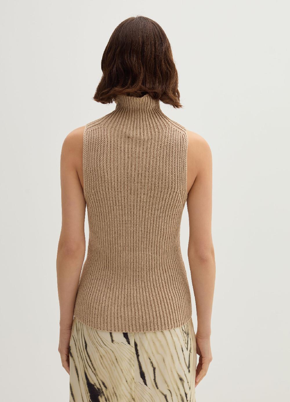 Stefanel Tank top a coste inglesi senza cuciture Prezzo Ridotto