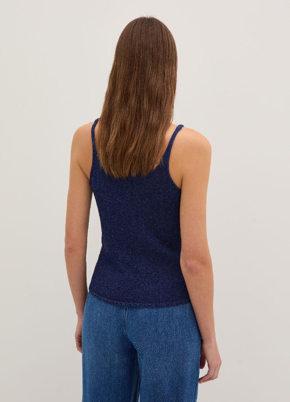 Stefanel Tank top in cordonetto senza cuciture Sottocosto