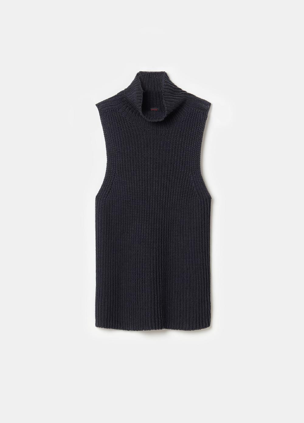 Stefanel Tank top a coste inglesi senza cuciture Convenienza