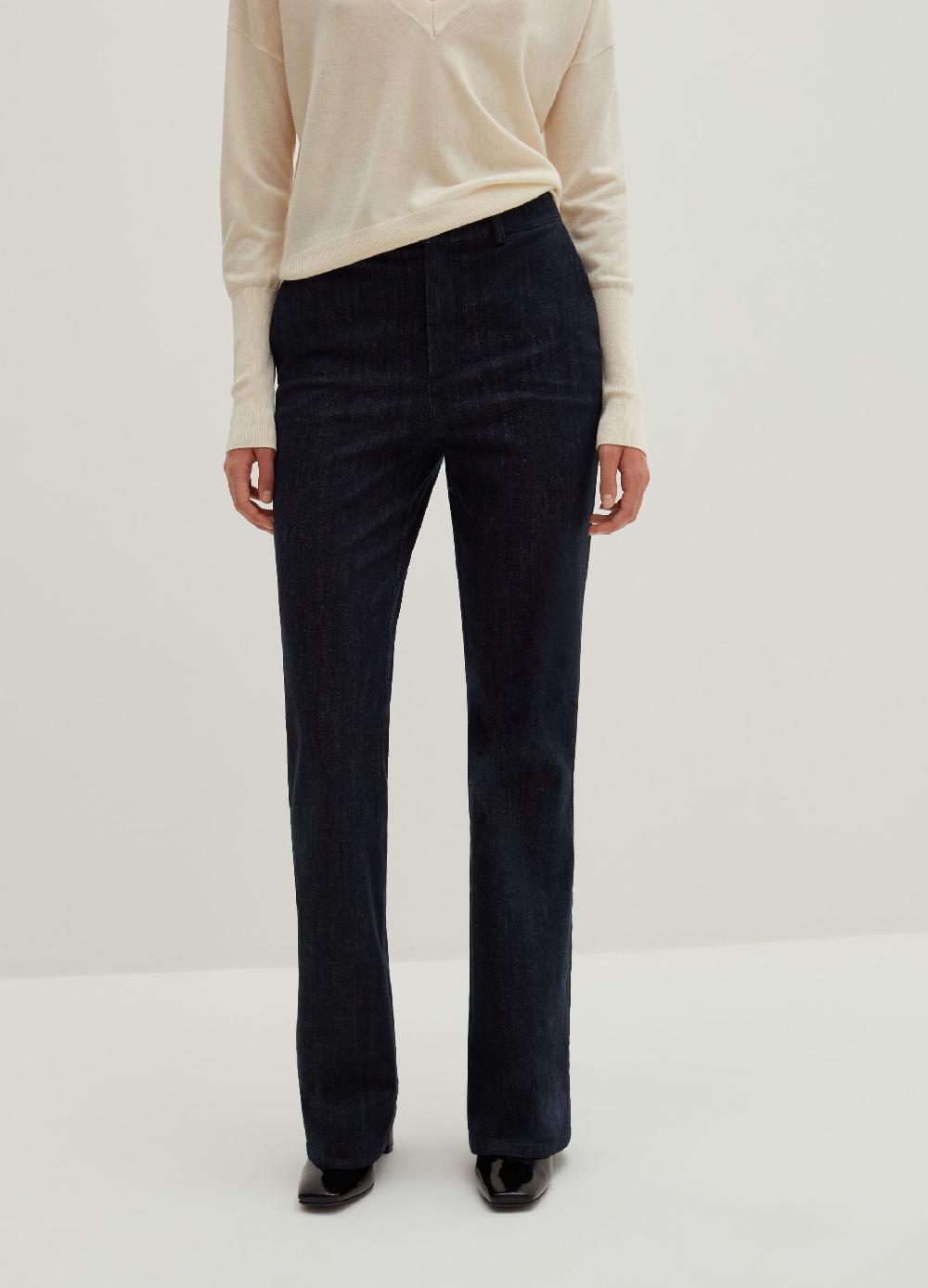 Stefanel Jeans straight fit in cotone e cashmere Novità