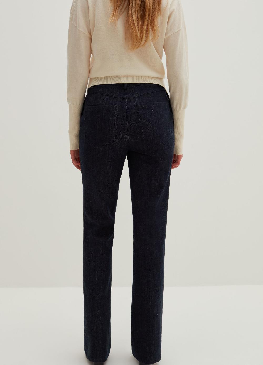 Stefanel Jeans straight fit in cotone e cashmere Novità