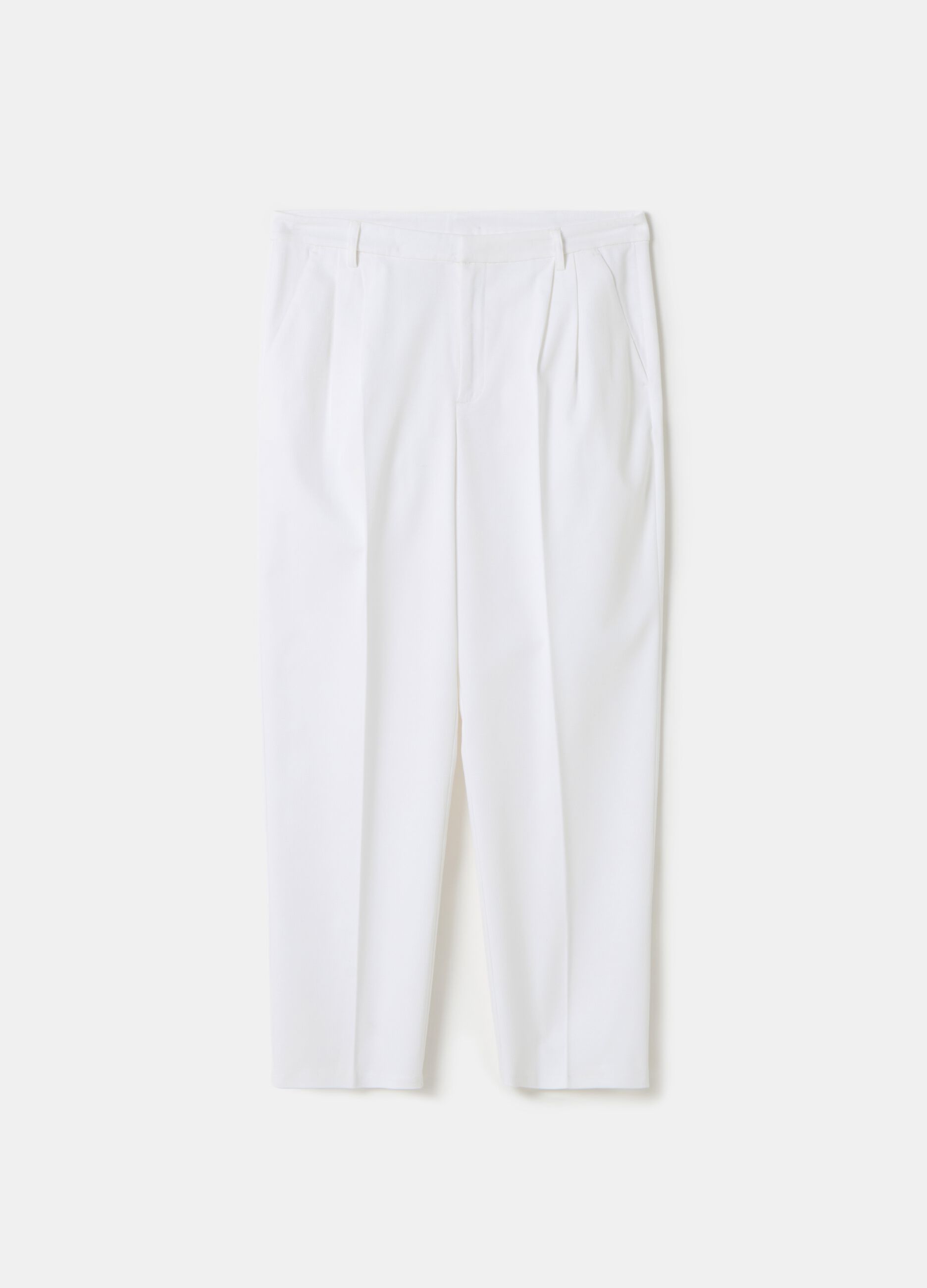 Stefanel Pantalone chino in twill stretch Offerta