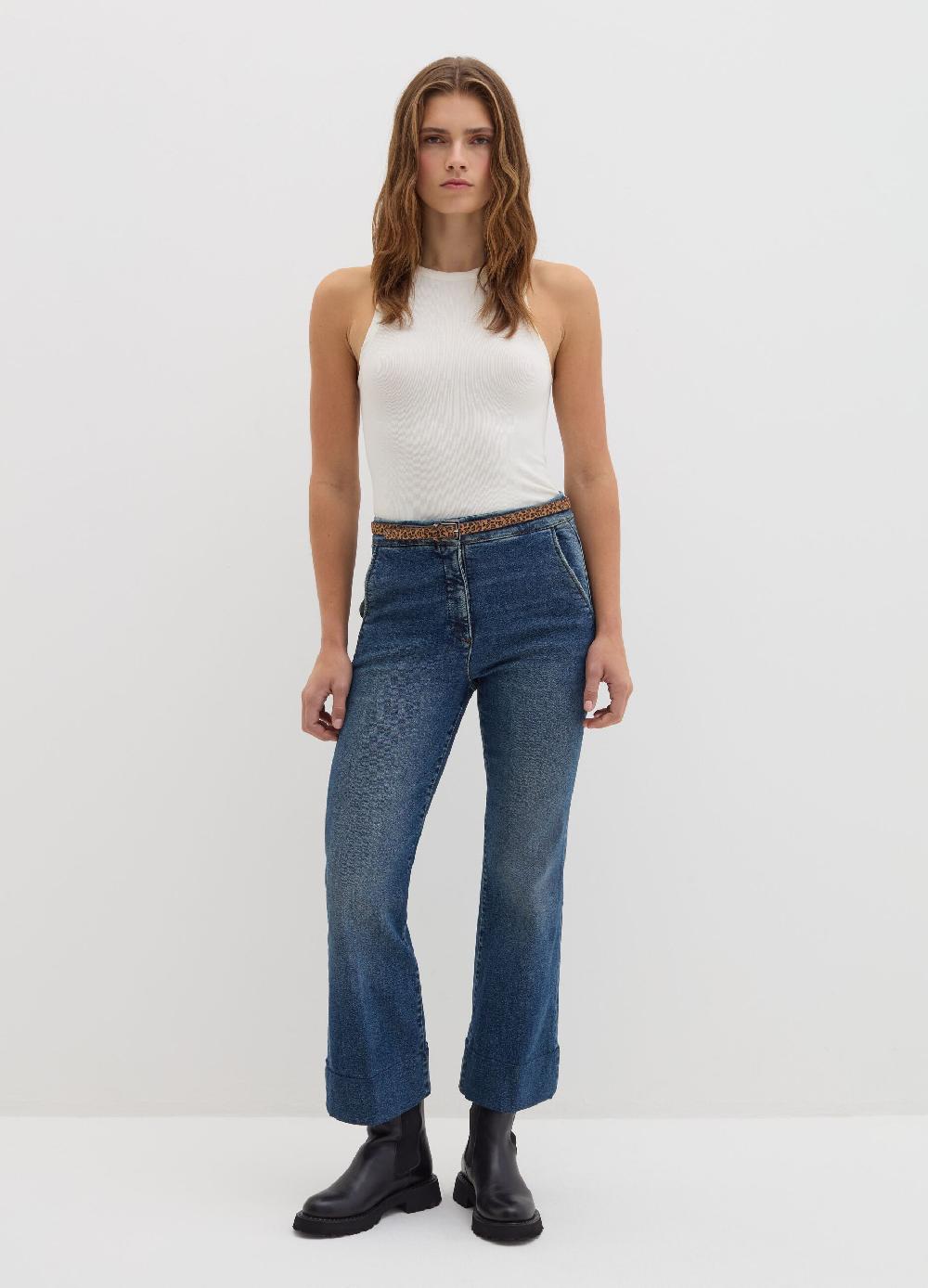 Stefanel Jeans straight fit cinque tasche In Vendita
