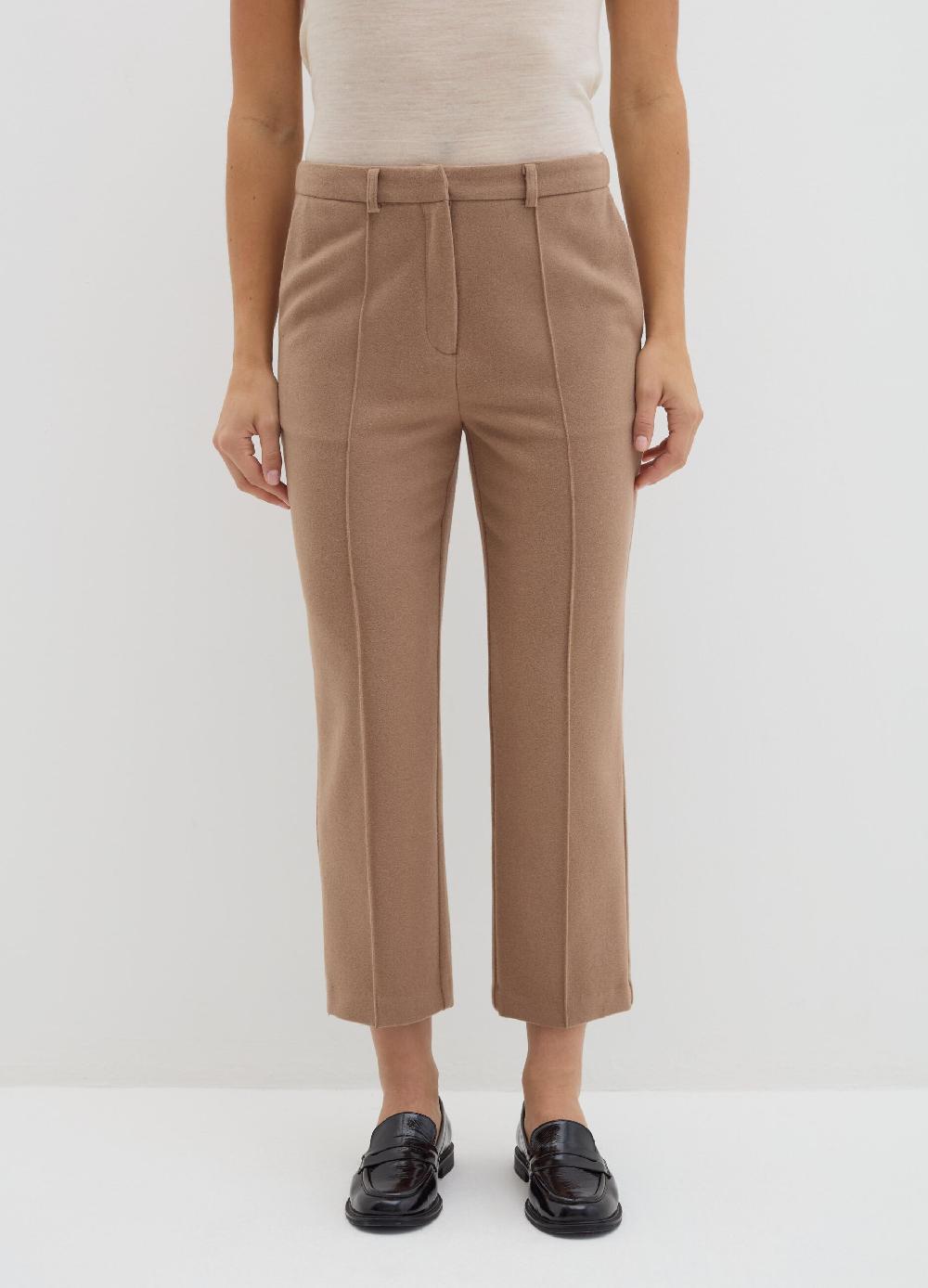 Stefanel Pantalone crop straight fit in pannetto Hotsell