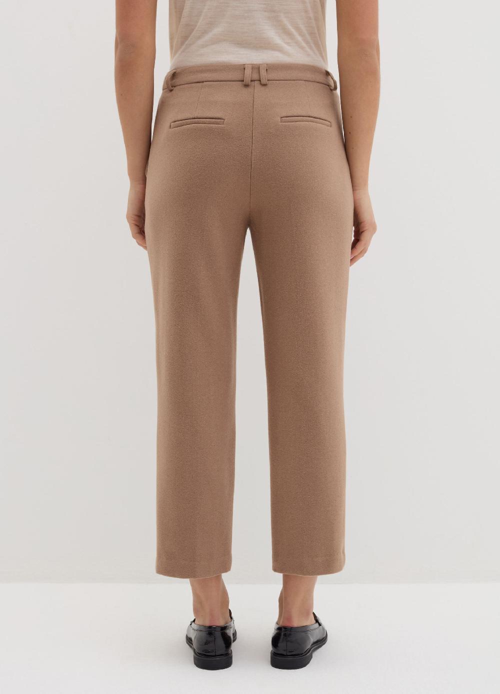 Stefanel Pantalone crop straight fit in pannetto Hotsell
