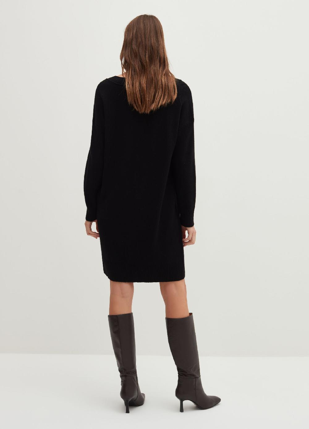 Stefanel Vestito corto in lana viscosa e cashmere Vendita Economica
