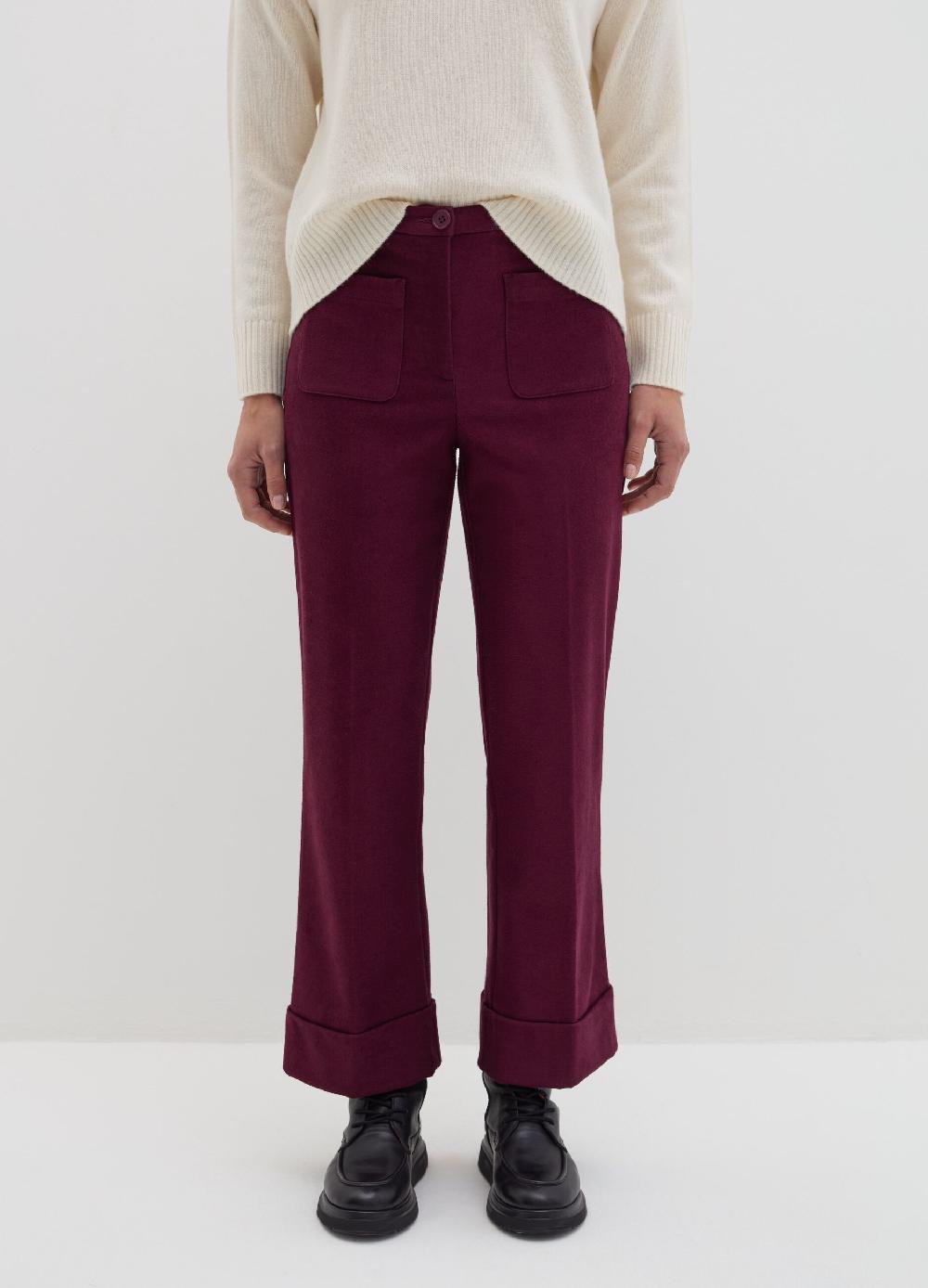Stefanel Pantalone crop in twill stretch Vendite Flash