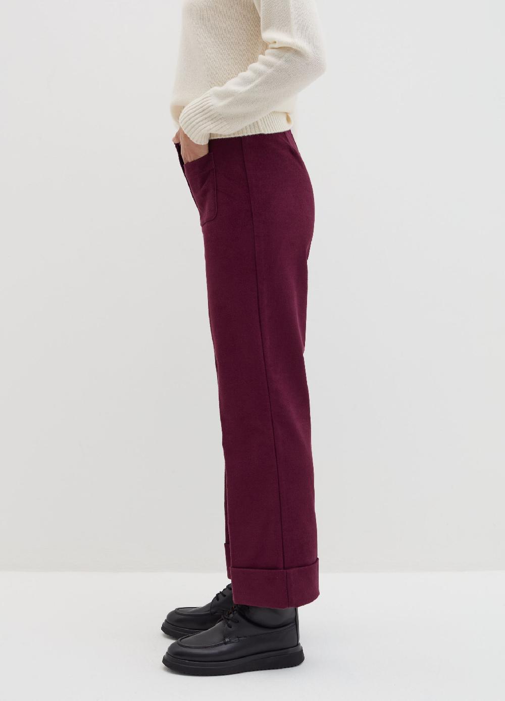 Stefanel Pantalone crop in twill stretch Vendite Flash
