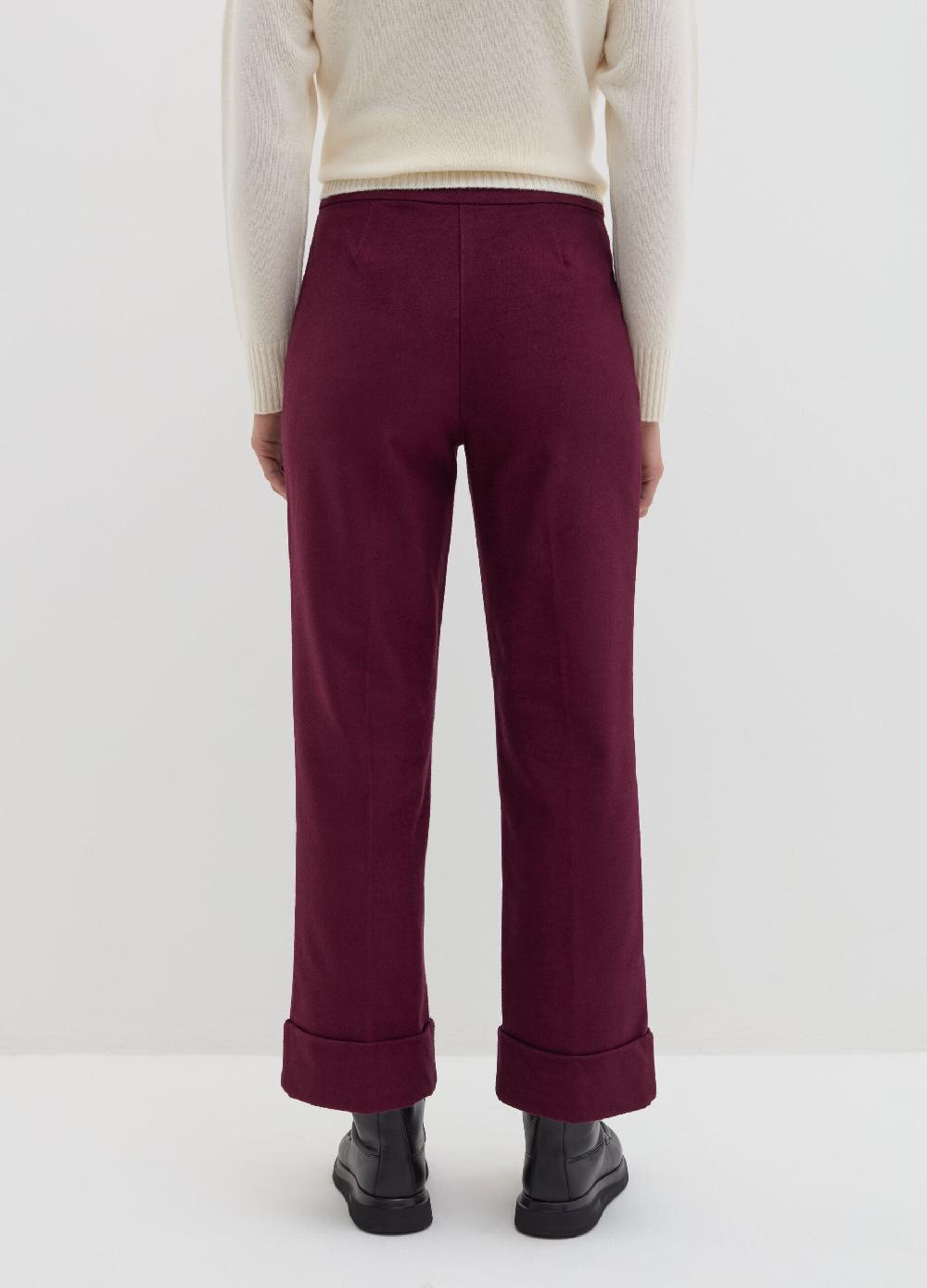 Stefanel Pantalone crop in twill stretch Vendite Flash