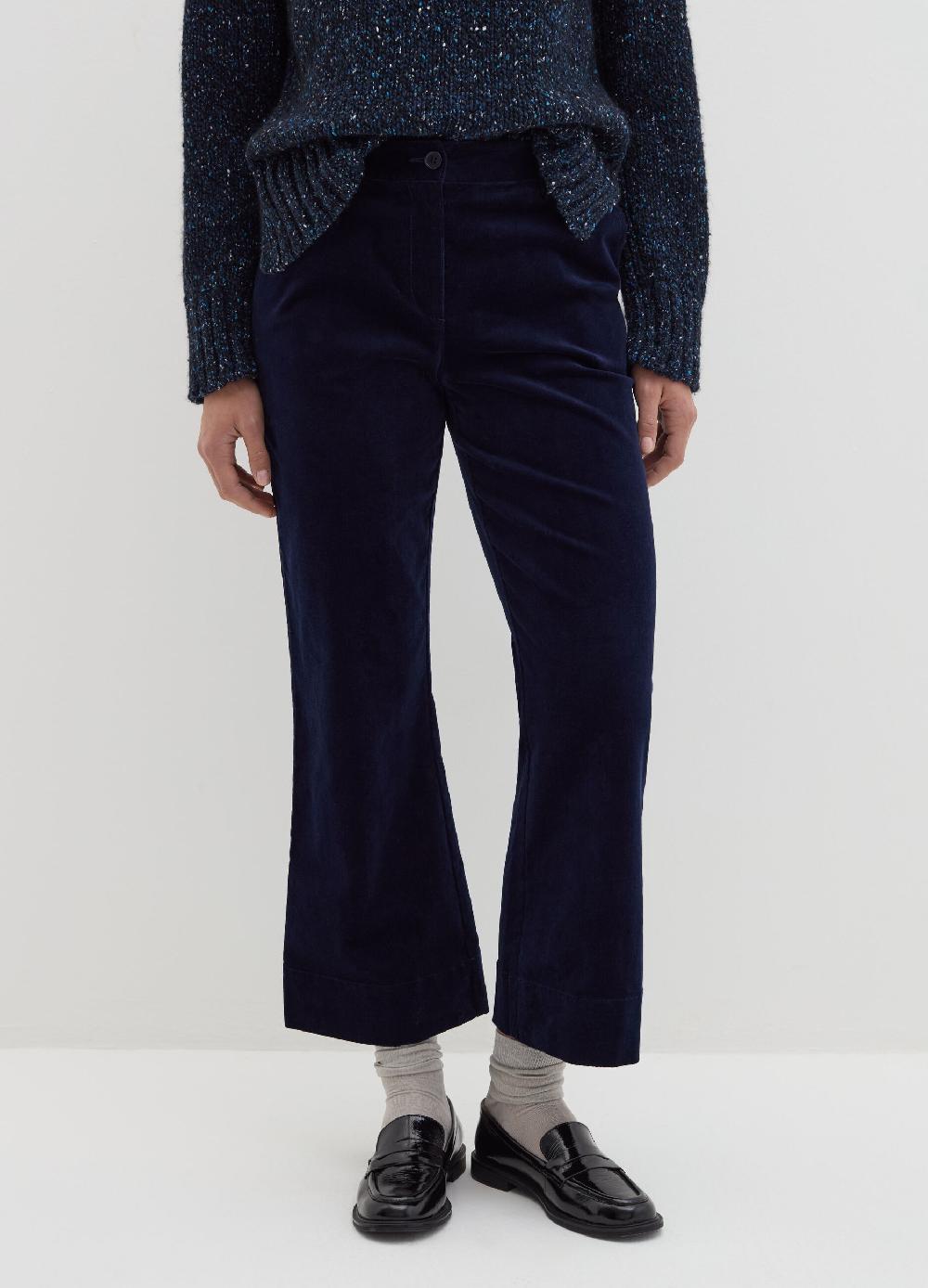 Stefanel Pantalone flare fit in corduroy Nuova
