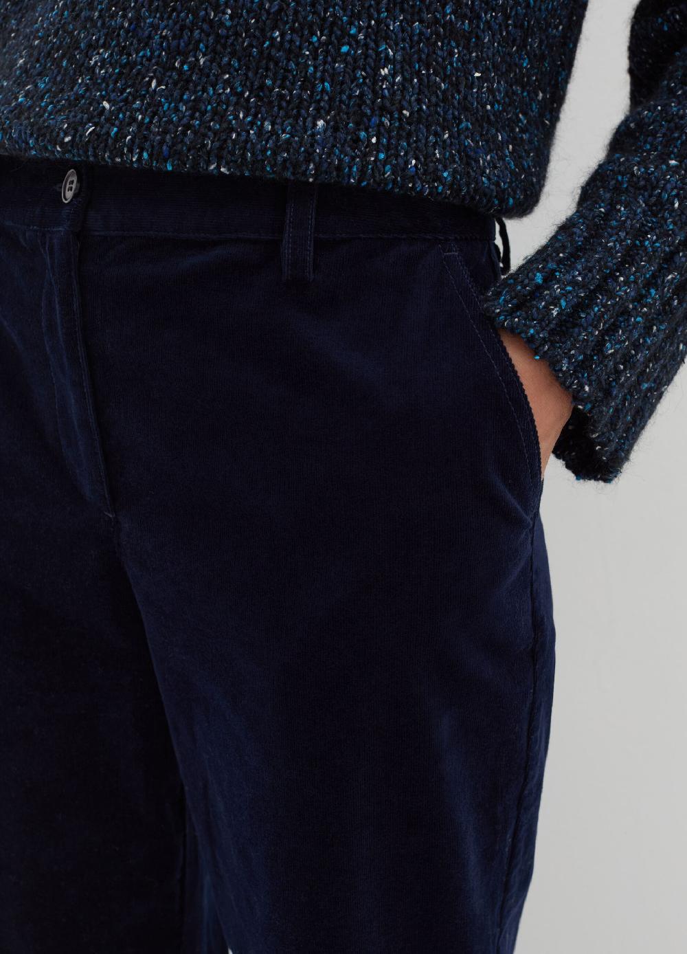 Stefanel Pantalone flare fit in corduroy Nuova