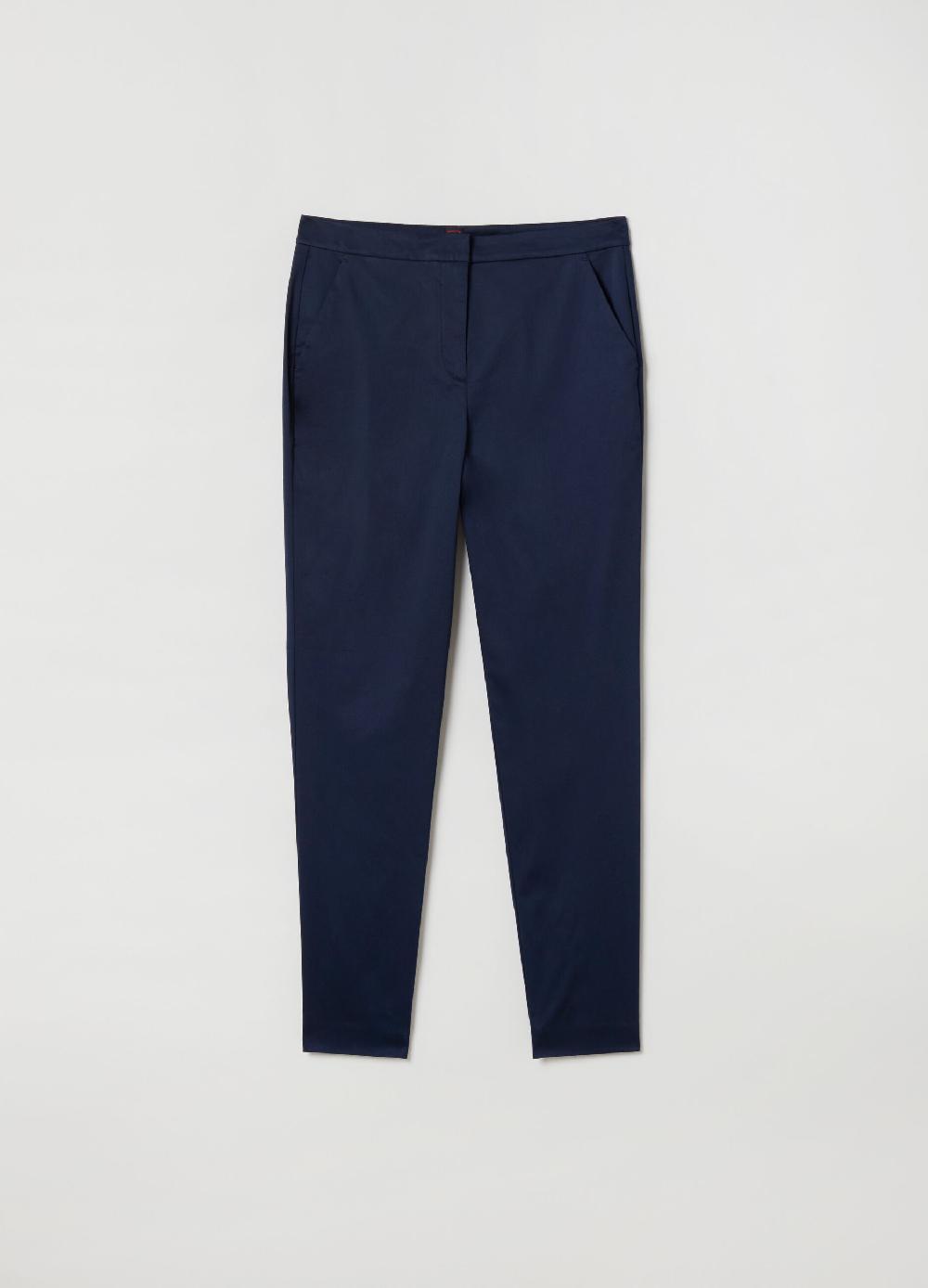 Stefanel Pantalone in cotone satin Moda