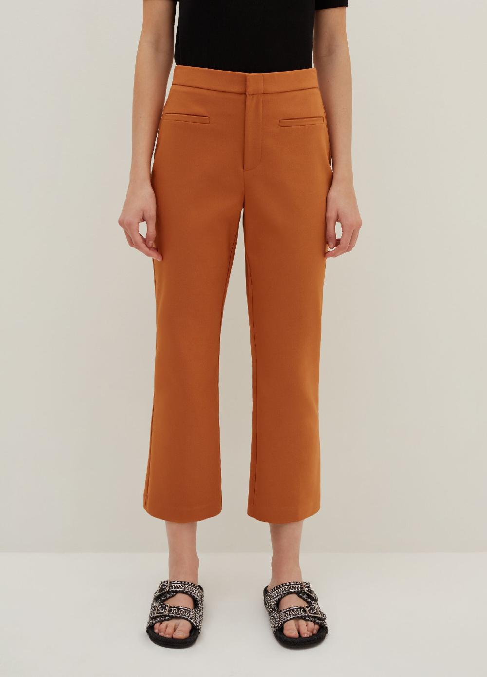 Stefanel Pantalone crop flare Spedizione gratuita