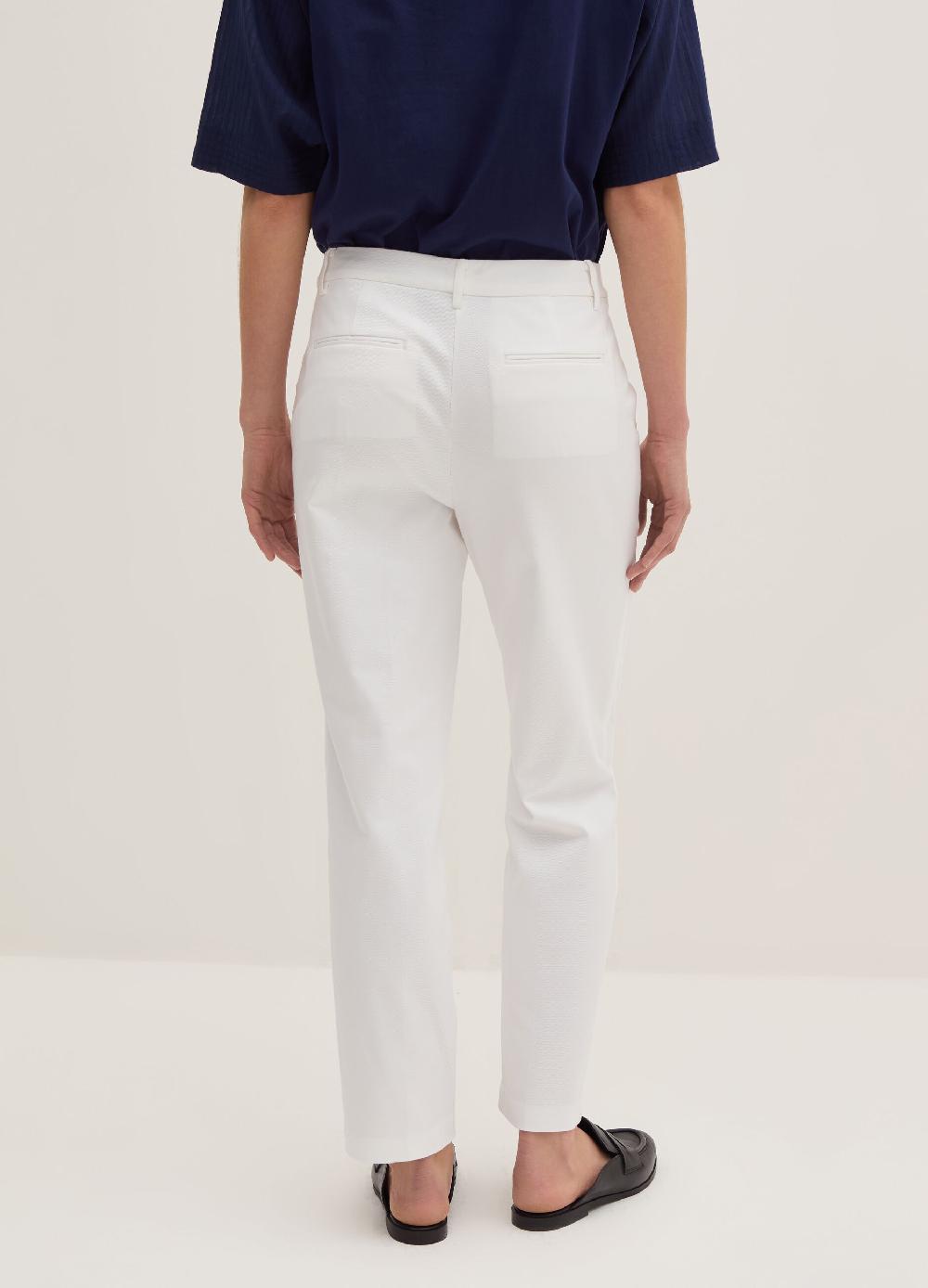 Stefanel Pantalone crop a sigaretta in twill stretch Shopping online
