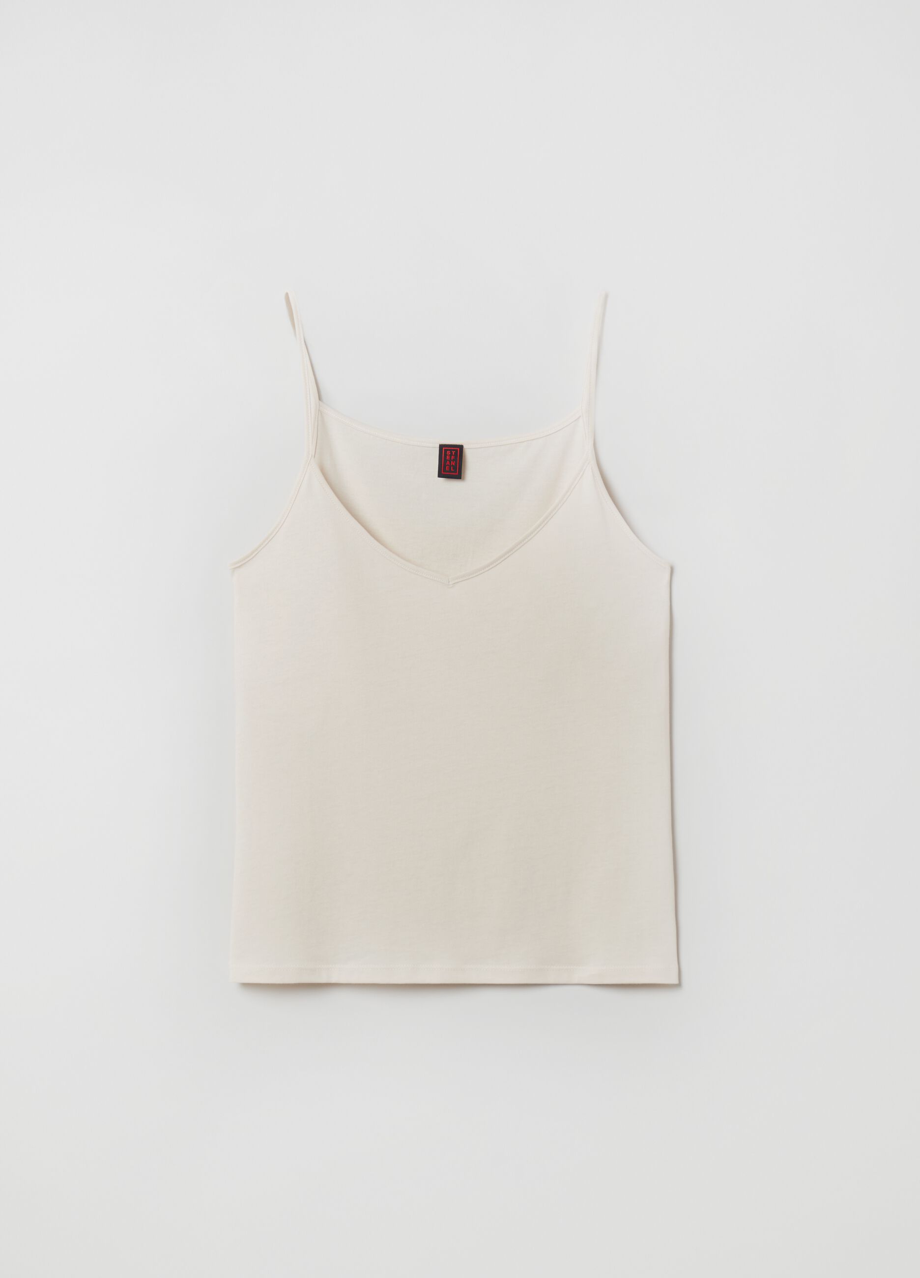 Stefanel Tank top in modal e cotone Black Friday