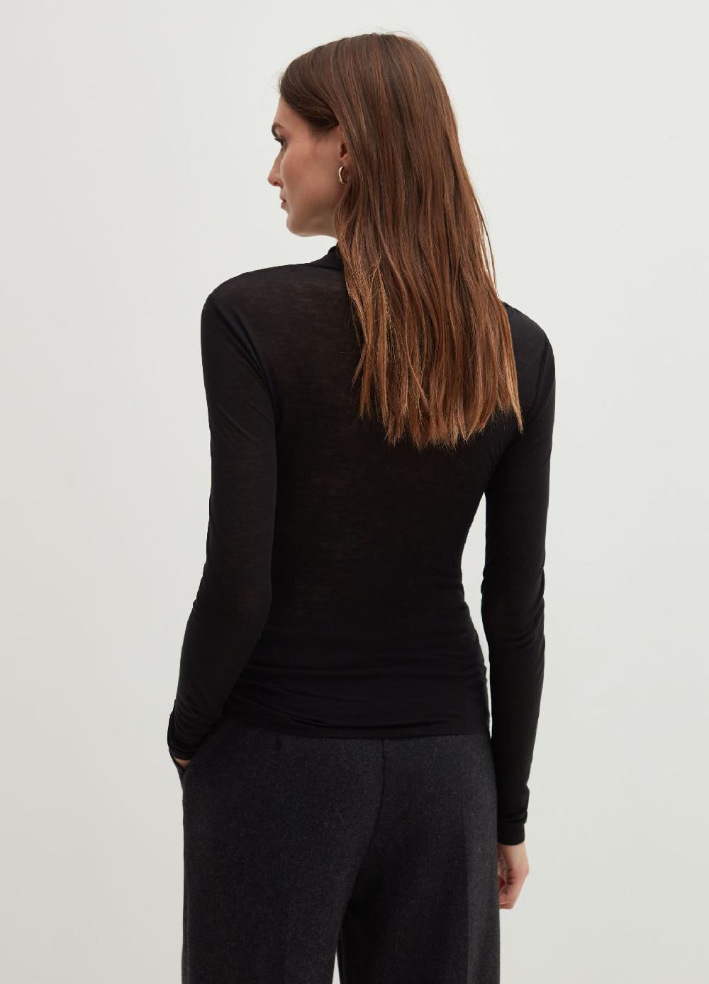 Stefanel T-shirt a maniche lunghe con collo alto Cyber Monday