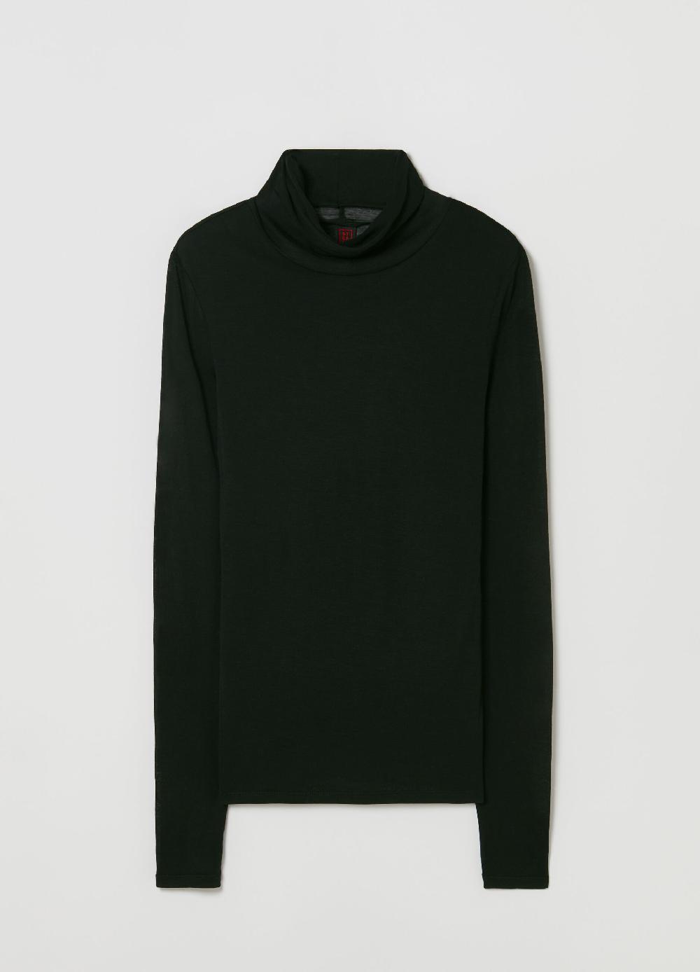 Stefanel T-shirt a maniche lunghe con collo alto Cyber Monday