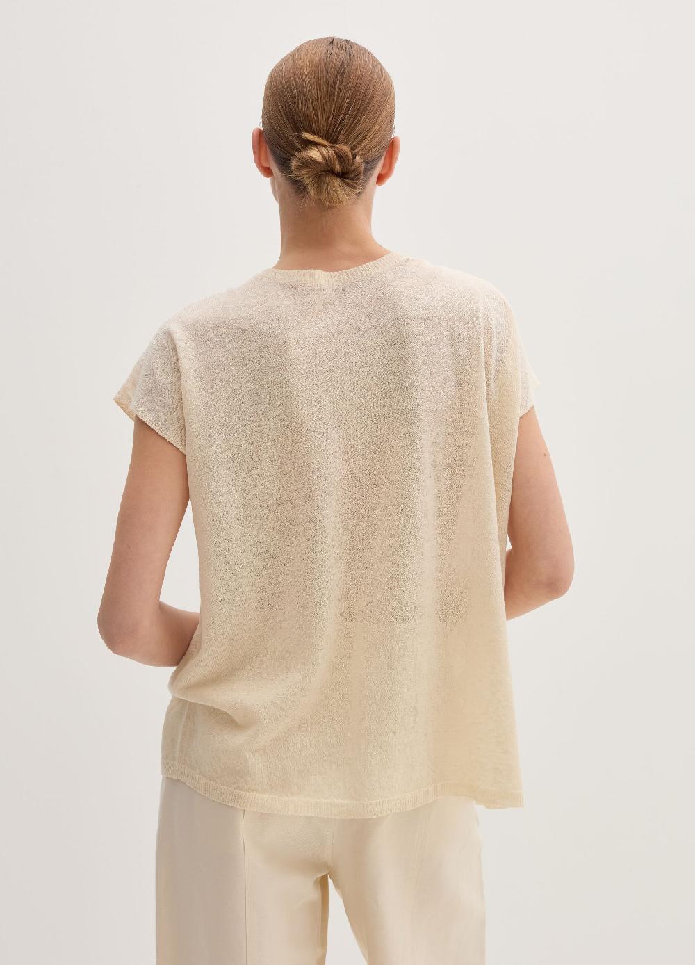 Stefanel Maglia in misto lino con coulisse Offerta per la Festa della Mamma