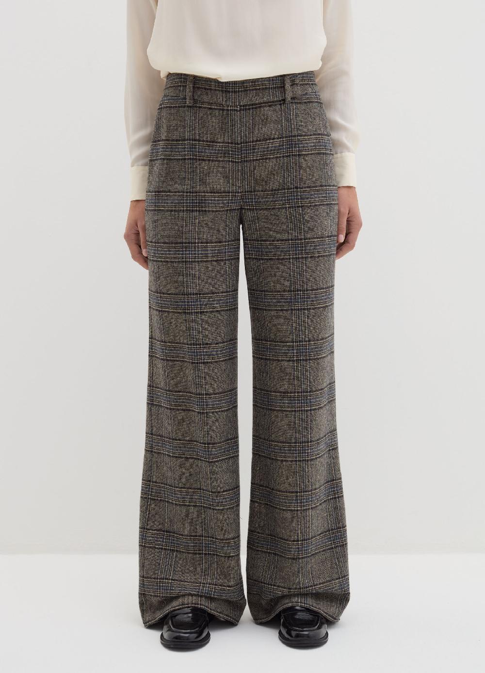 Stefanel Pantalone palazzo fantasia tartan Offerta Giorno del Papà