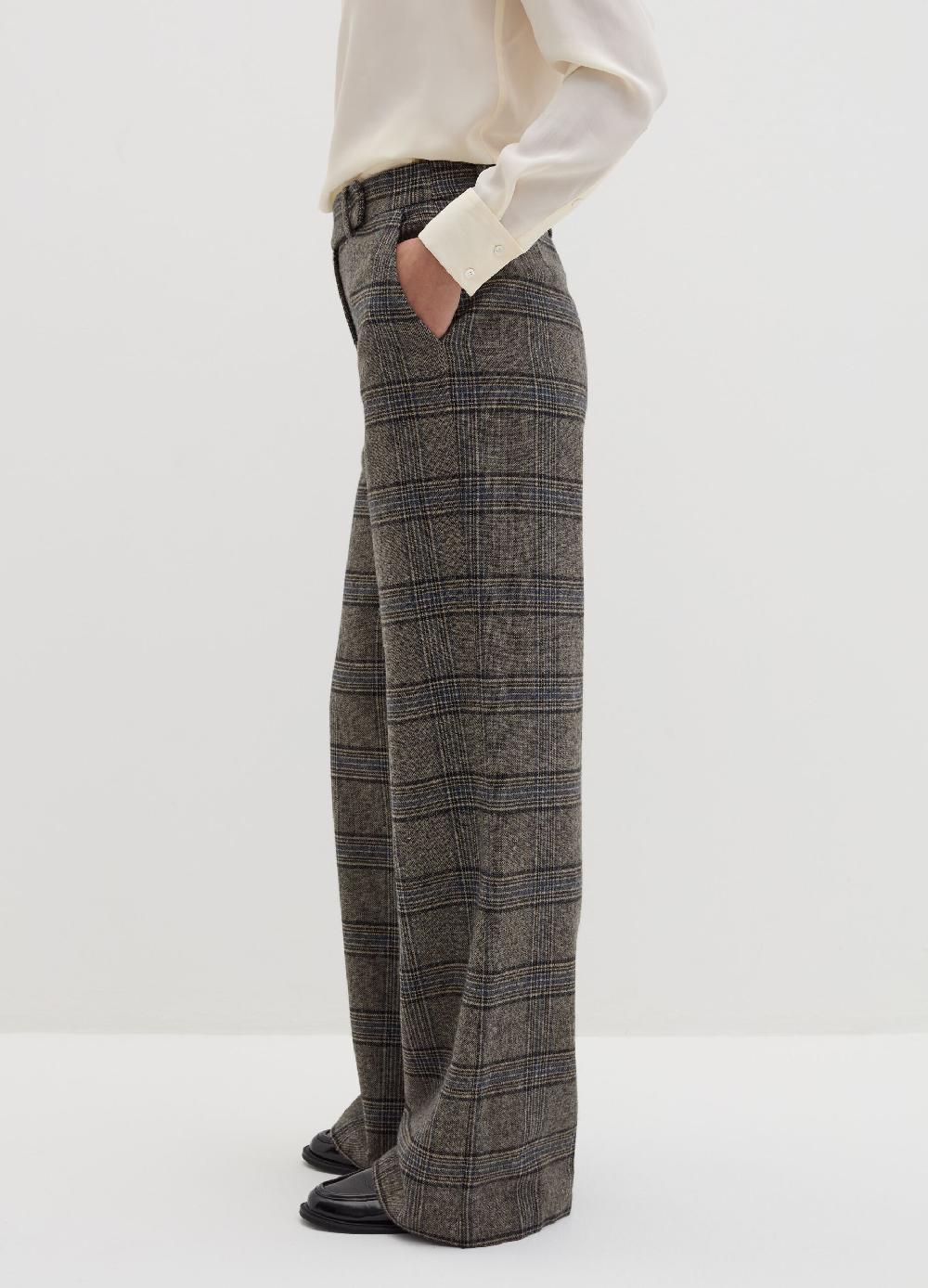 Stefanel Pantalone palazzo fantasia tartan Offerta Giorno del Papà