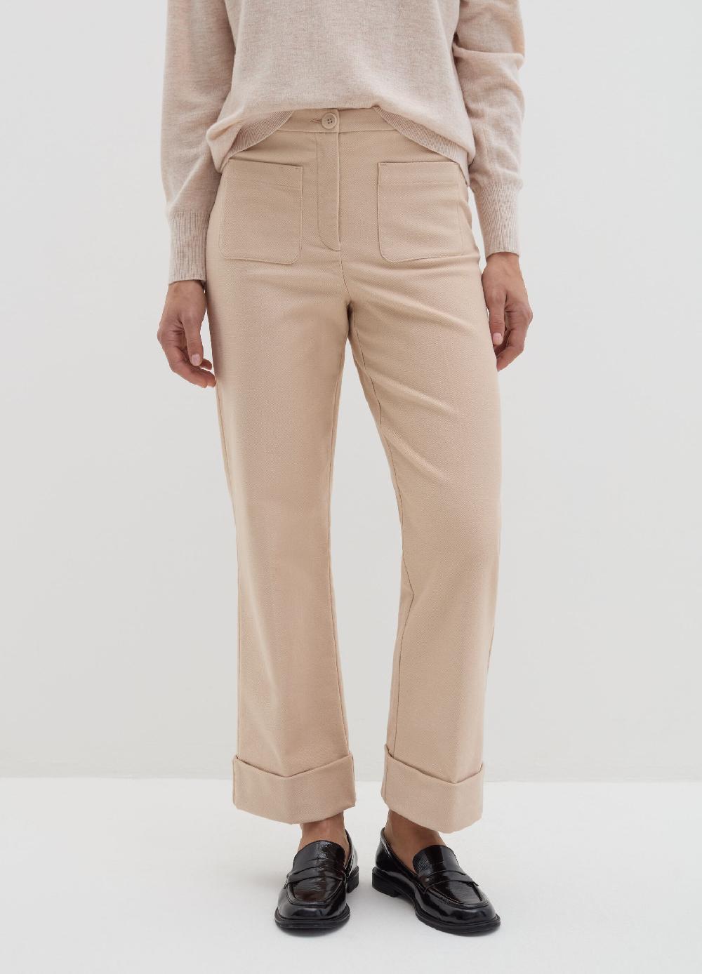 Stefanel Pantalone crop in twill stretch Online Outlet