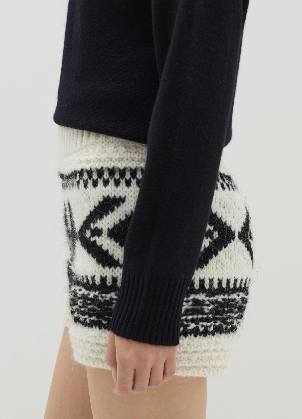 Stefanel Shorts in stoppino con motivo jacquard Offerte esclusive