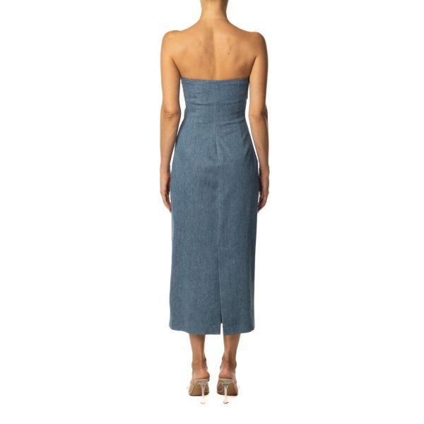 Stella Jean ABITO DENIM Consegna Veloce