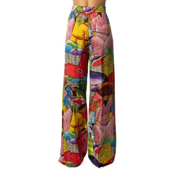 Stella Jean PANTALONE A PALAZZO Vendita Calda