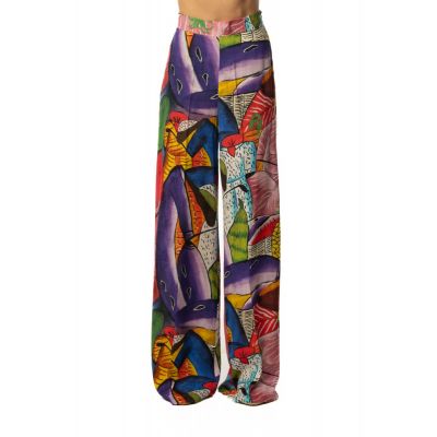 Stella Jean PANTALONE A PALAZZO Vendita Calda
