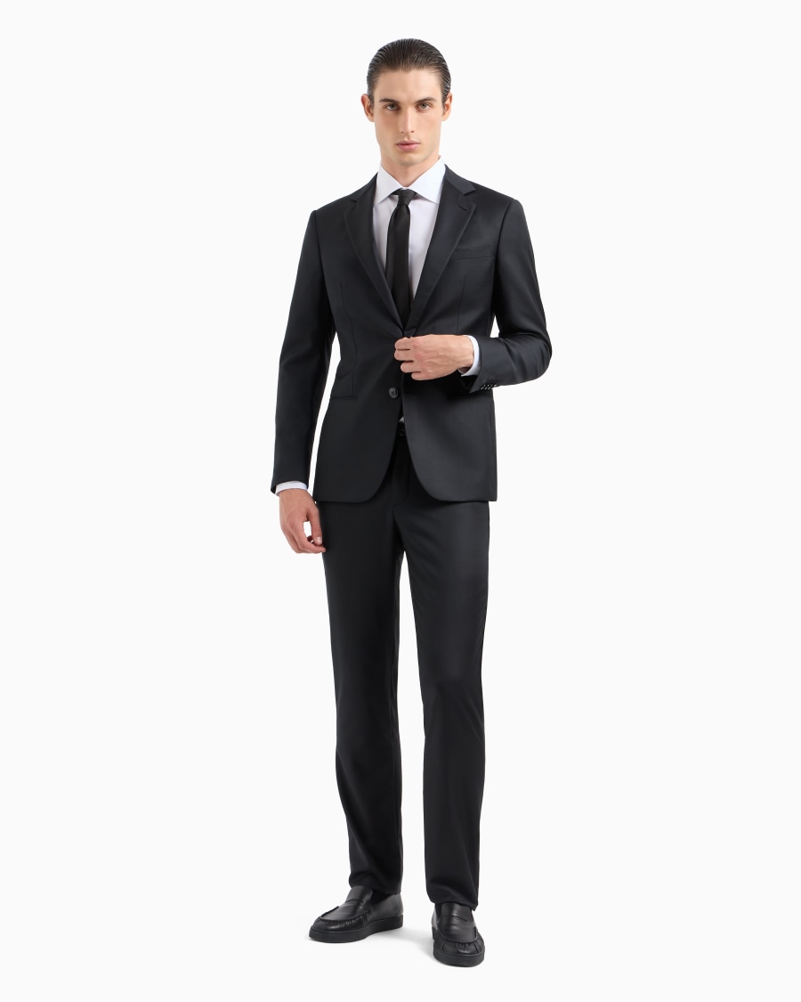 The world of armani CAMICIA CLASSICA REGULAR FIT IN COTONE In Linea