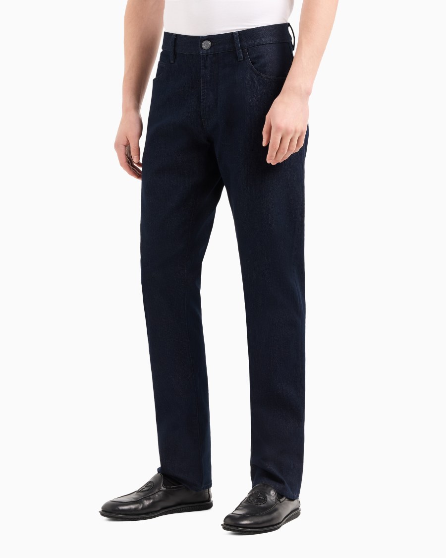 The world of armani PANTALONE 5 TASCHE REGULAR FIT IN COTONE STRETCH Spedizione Gratuita