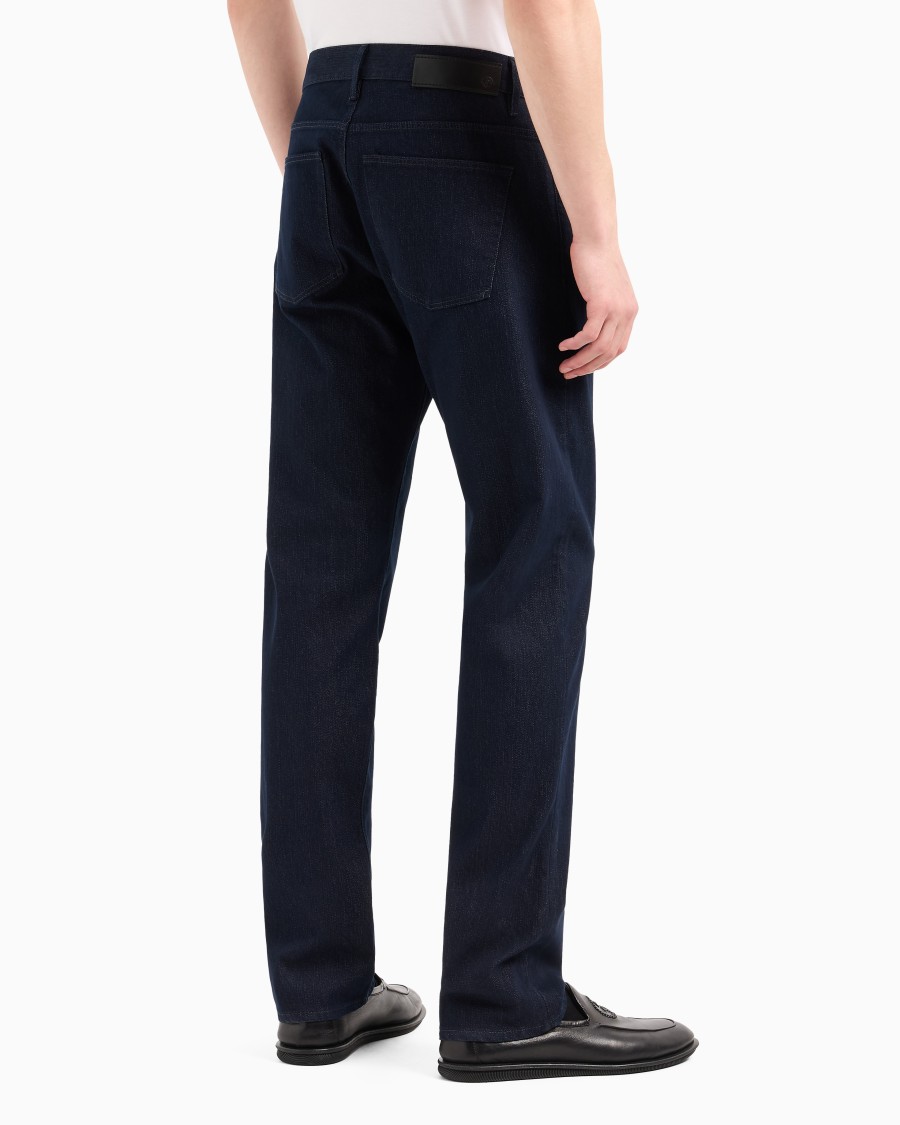 The world of armani PANTALONE 5 TASCHE REGULAR FIT IN COTONE STRETCH Spedizione Gratuita