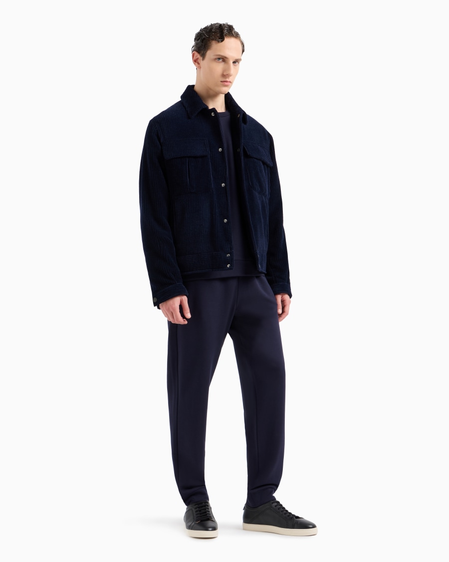 The world of armani FELPA GIROCOLLO IN COTONE E CASHMERE Acquista Ora