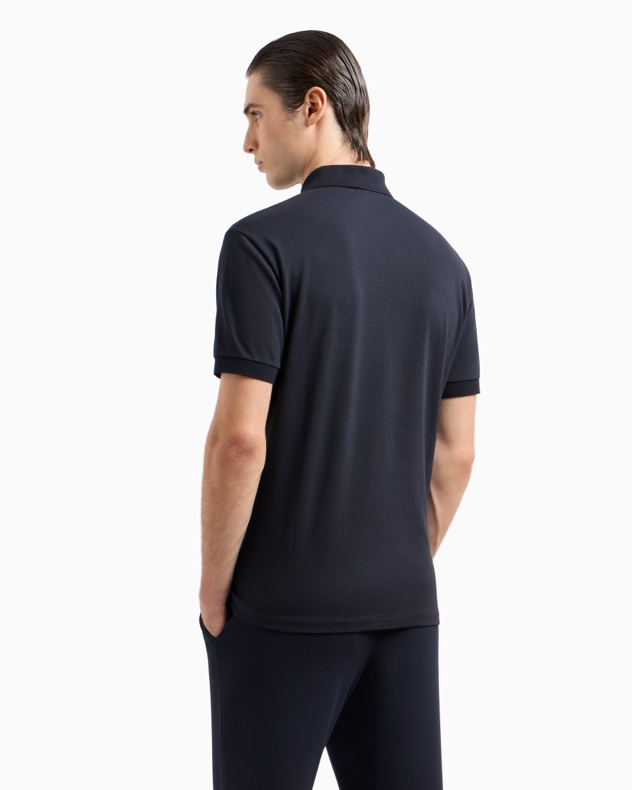 The world of armani POLO IN PIQUET DI COTONE STRETCH Online