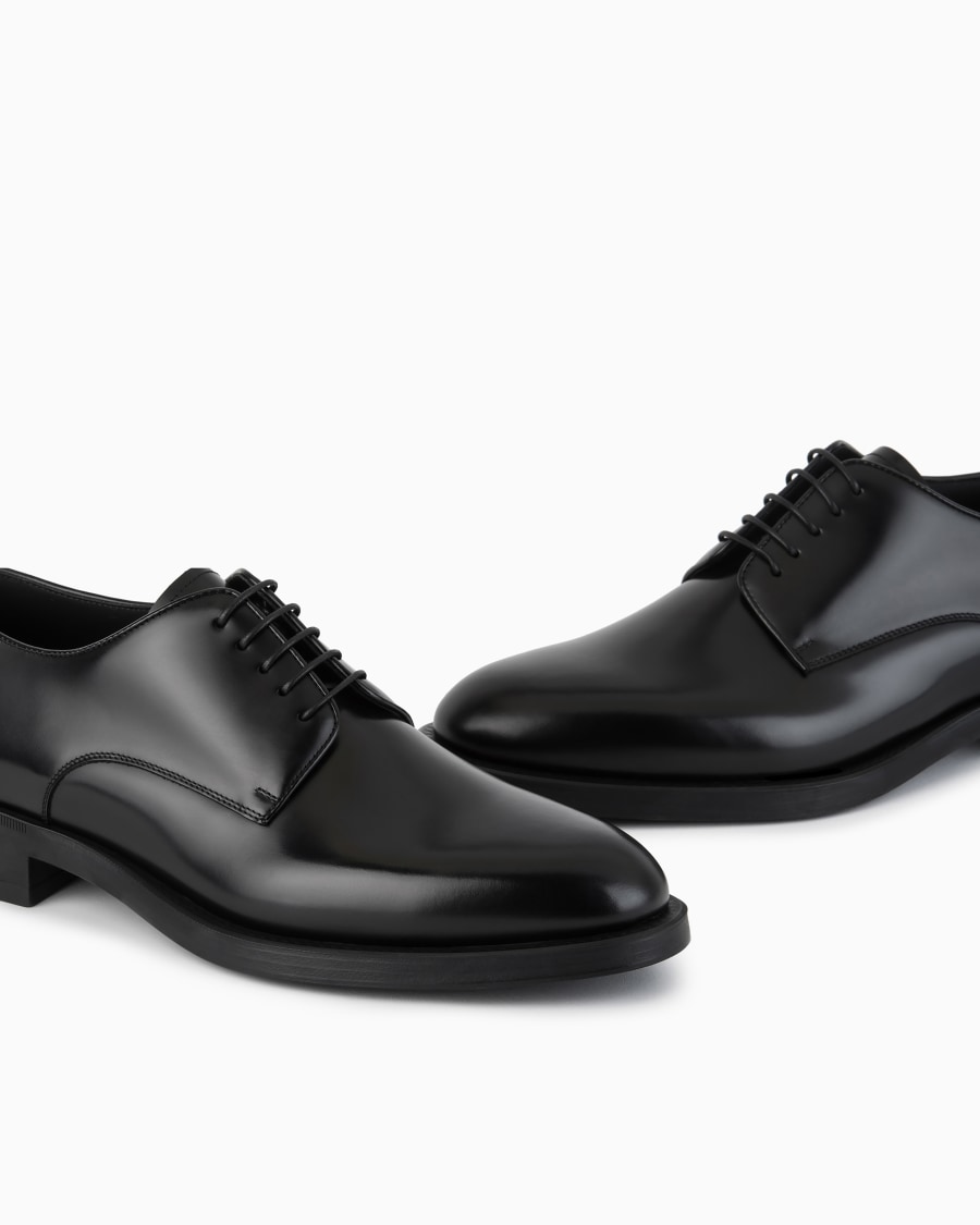 The world of armani DERBY IN PELLE Saldi Di Fabbrica