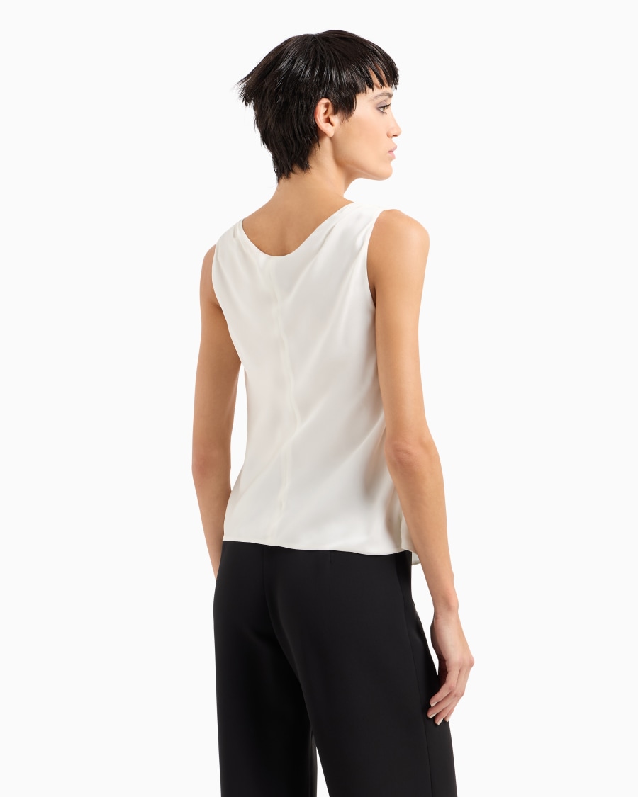 The world of armani TOP IN PURA SETA Vendite Flash