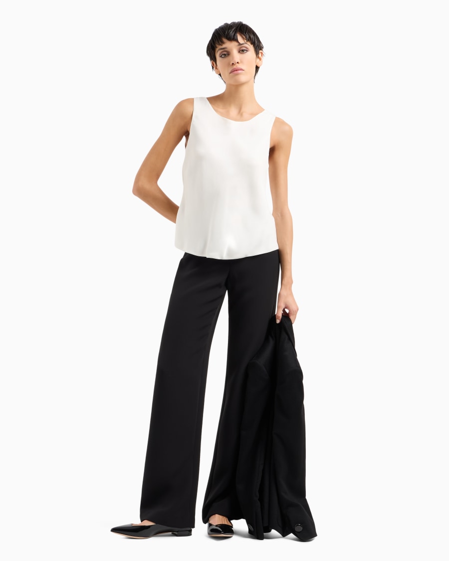 The world of armani TOP IN PURA SETA Vendite Flash