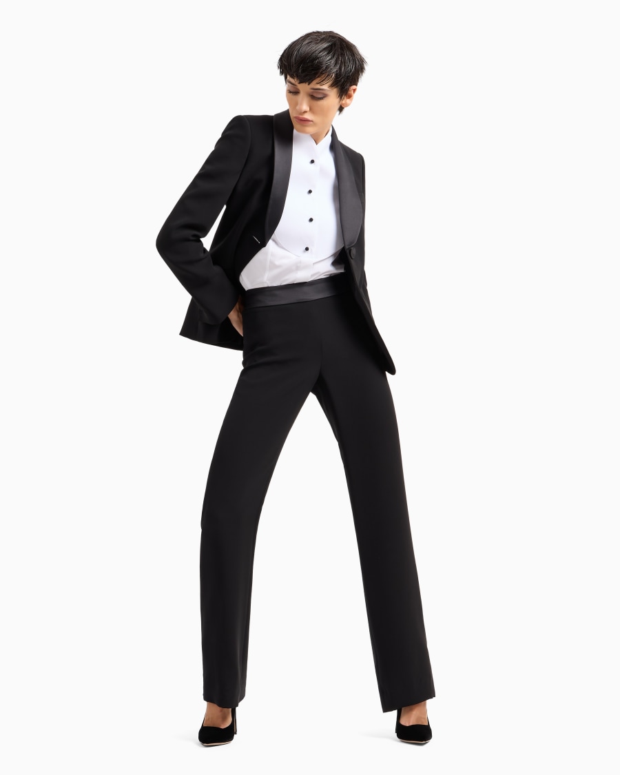 The world of armani TUXEDO IN CREPE DI PURA SETA Italia