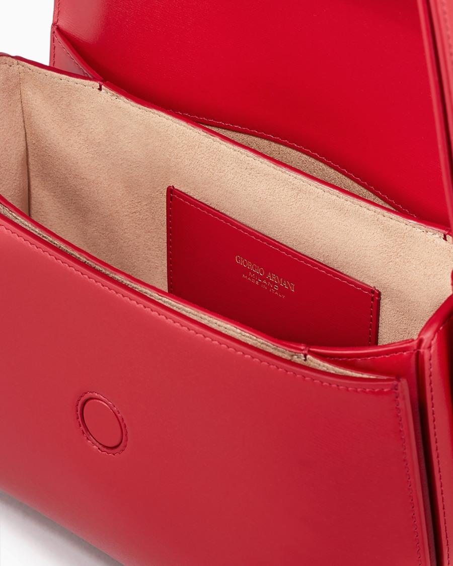 The world of armani BORSA MEDIA LA PRIMA IN PELLE PALMELLATA Qualità