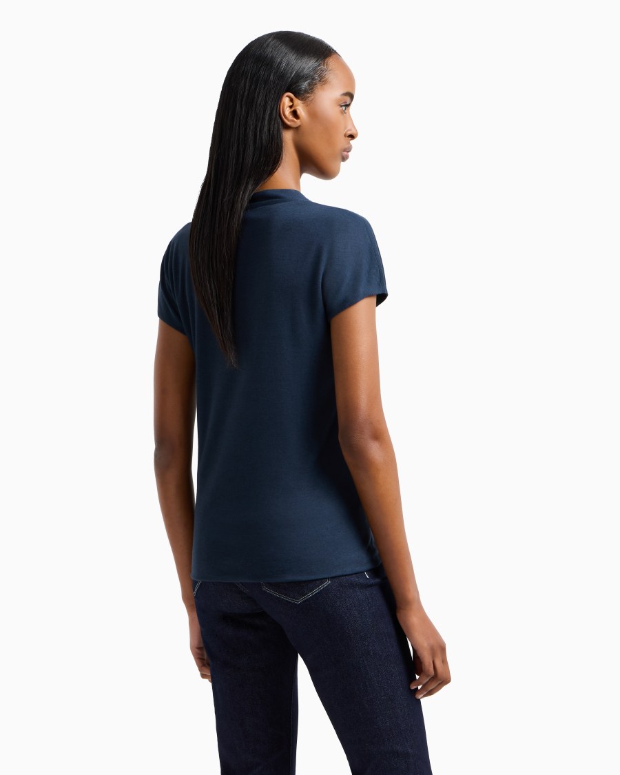 The world of armani TOP CON SCOLLO A V Negozi Online
