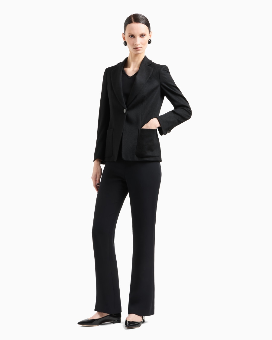 The world of armani PANTALONI AMPI IN SETA Promozione Limitata