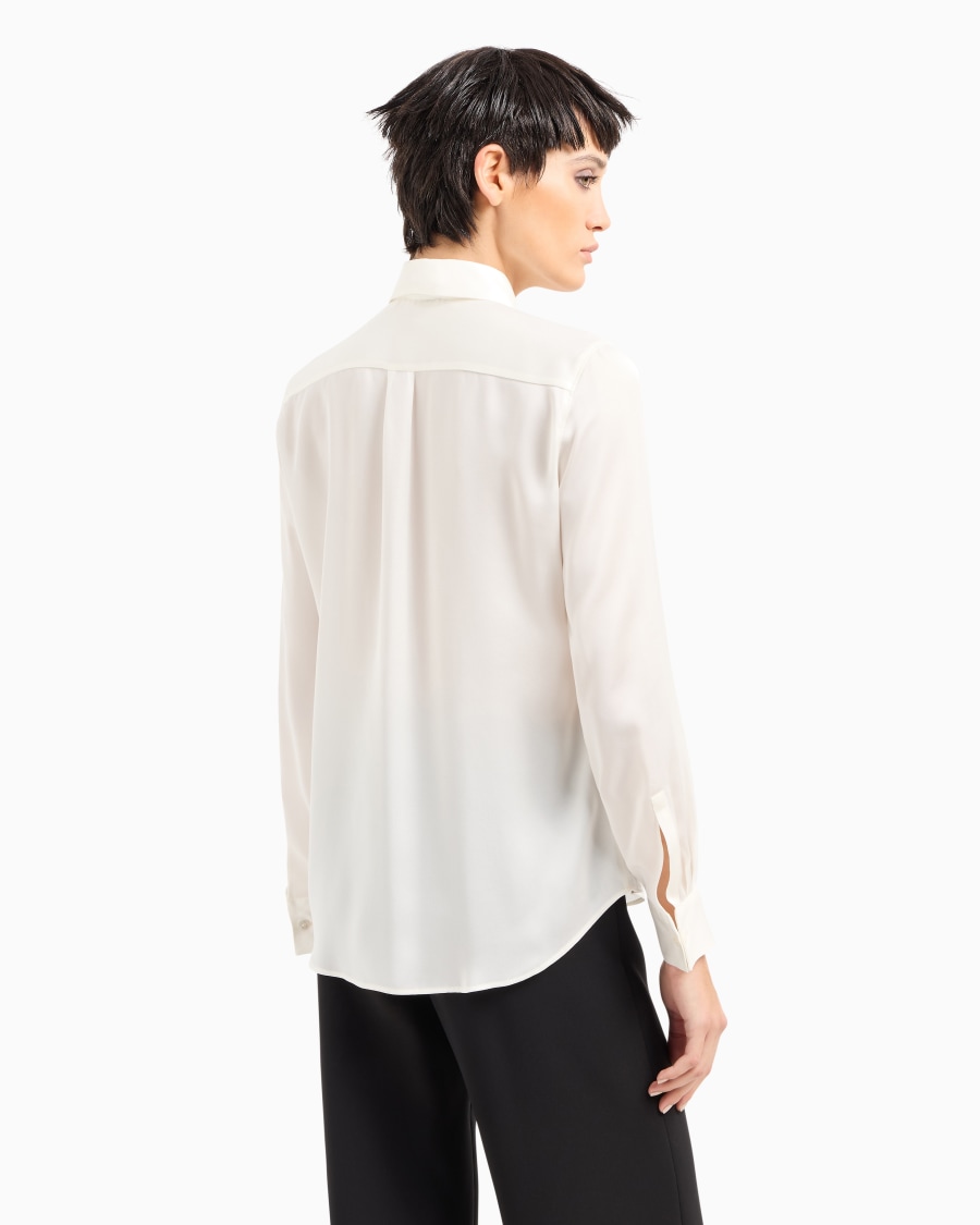 The world of armani CAMICIA IN MUSSOLA DI SETA Novità