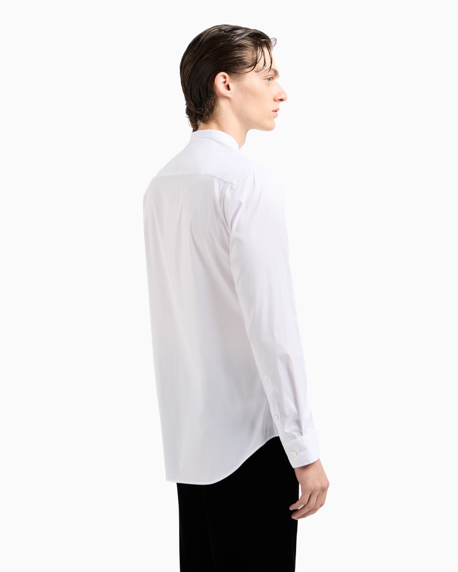 The world of armani CAMICIA ICON IN COTONE UNITO STRETCH Pezzi Unici