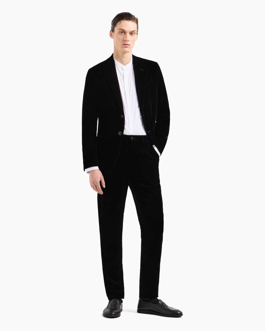 The world of armani CAMICIA ICON IN COTONE UNITO STRETCH Pezzi Unici