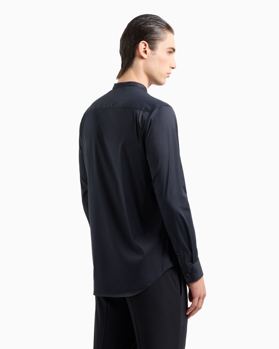 The world of armani CAMICIA ICON IN COTONE UNITO STRETCH Consegna Veloce