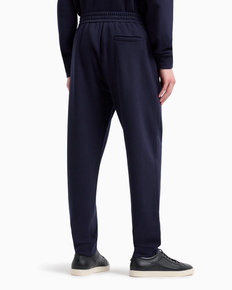 The world of armani PANTALONI JOGGER IN COTONE E CASHMERE Acquista Ora
