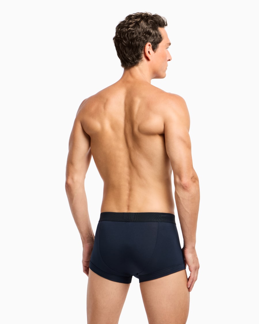 The world of armani PACK TRE BOXER IN JERSEY STRETCH Shopping Online
