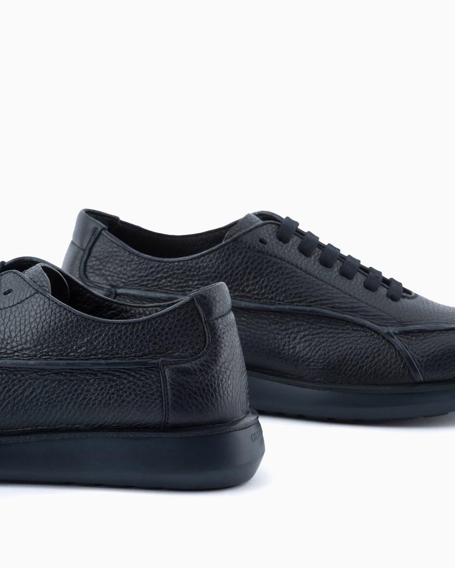The world of armani SNEAKERS IN CERVO Prezzo Ridotto