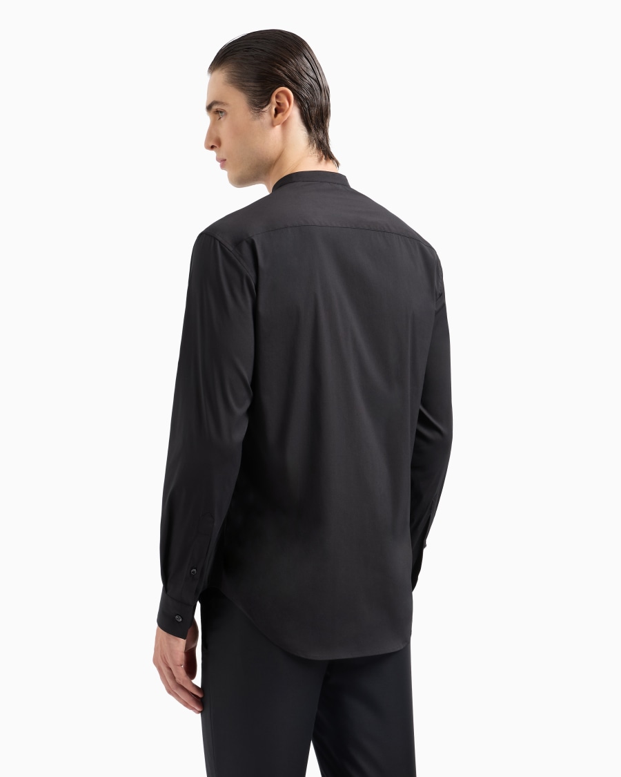 The world of armani CAMICIA ICON IN COTONE UNITO STRETCH Prezzo Ridotto